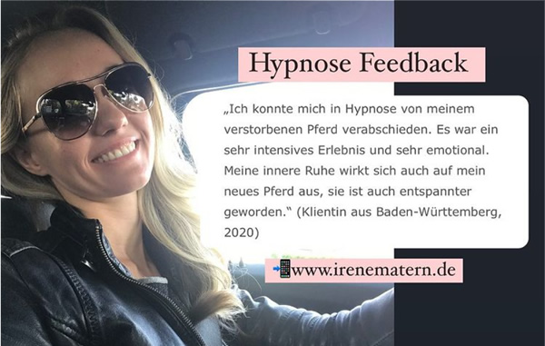 Hypnose Feedback Tieverabschiedung für  Aulendorf